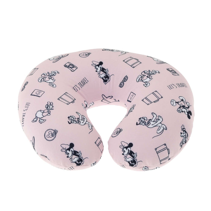 JDS - 2026 Let's Travel Mickey & Friends Ribbon 2 Ways Neck Pillow
