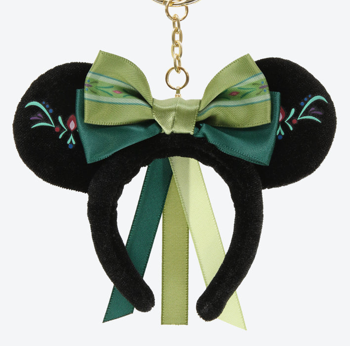 TDR - Fantasy Springs Anna & Elsa Frozen Journey Collection x Anna Headband with Green Ribbon Keychain (Pre Order, Ship out in the End of Dec 2024))
