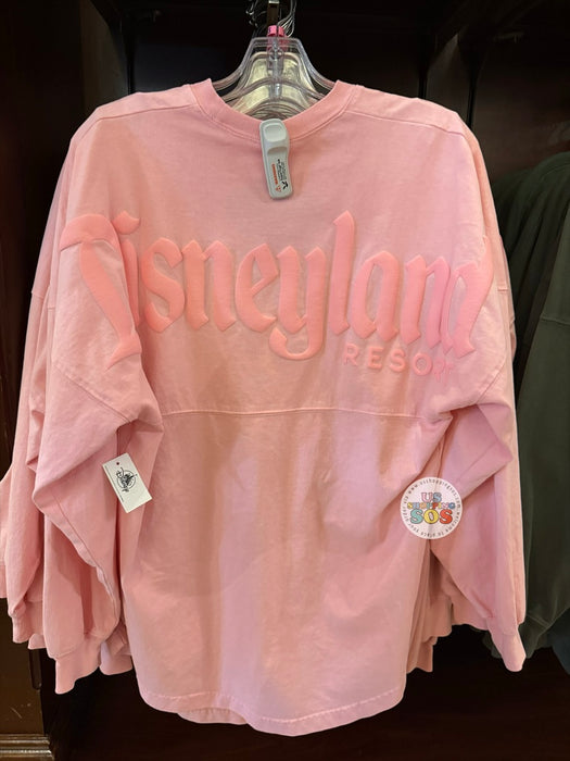 DLR - Spirit Jersey "Disneyland Resort"  Pink Puffy Ink Baby Pink Pullover (Adult)