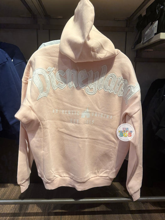 DLR/WDW - Park Logo Authentic Castle Original Peach Zip Hoodie Jacket (Adult)