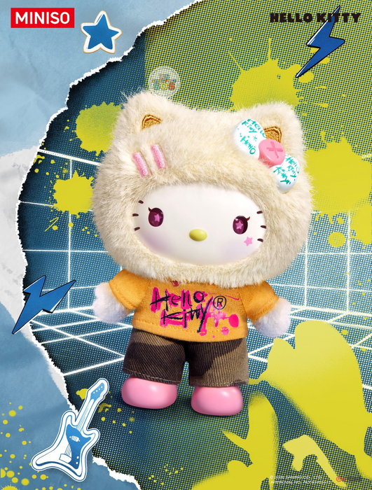 MINISO - Hello Kitty ‘Street Graffiti’ Vinyl Plush Pendant Mystery Blind Box (Release Date: May 25, 2026)