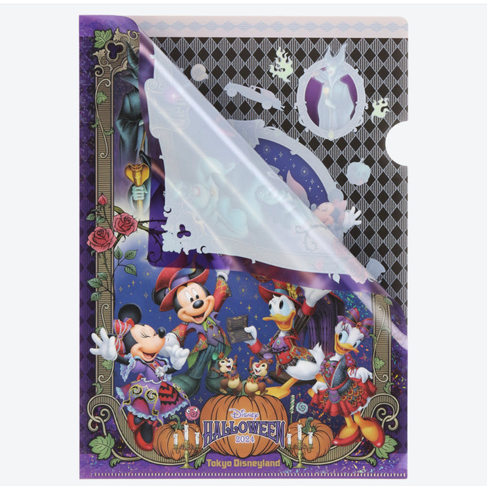 TDR - Halloween 2024 Collection x Disney Villains, Mickey & Friends Clear Folders Set (Release Date: Sept 30, 2024)