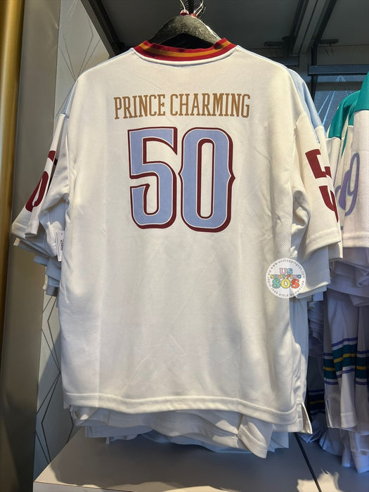 DLR/WDW - Cinderella - Prince Charming Park Logo White/Blue Jersey (Adult)