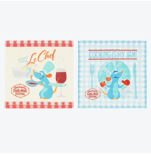 TDR - 2026 Food and Wine Festival Collection x "Ratatouille" Remy Mini Towels Set of 2 (Release Date: Apr 8, 2026)