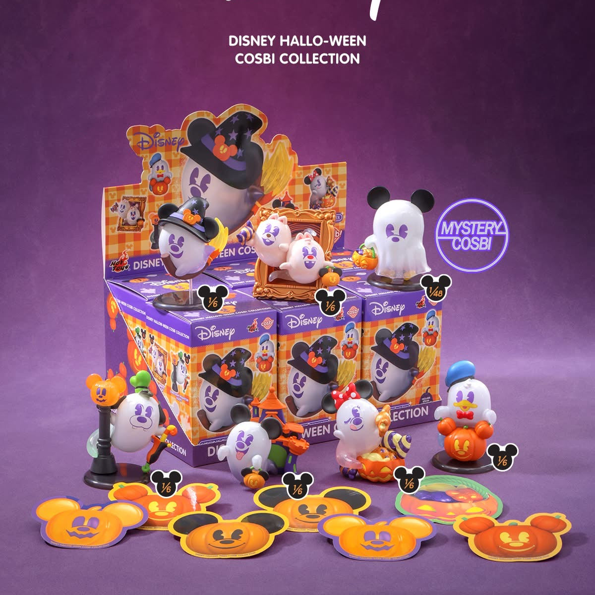 Hot Toy Cosbi - 2026 Mickey & Friends Hallo-ween 'Glow in the Dark