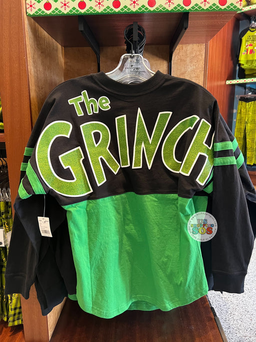 Universal Studios - Dr. Seuss The Grinch - “The Grinch” Wingback Black Green Pullover (Adult)