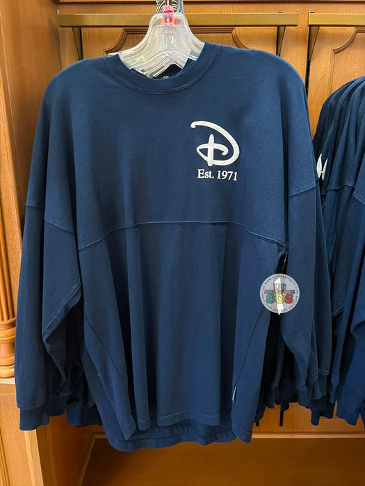 WDW - Spirit Jersey "Walt Disney World" White Puffy Ink Navy Pullover (Adult)