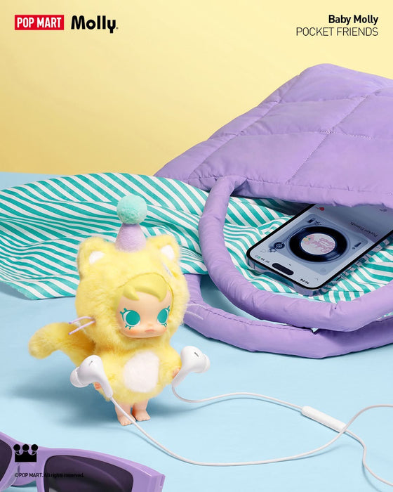 Popmart x Baby Molly Pocket Friends Series - Vinyl Plush Pendant Blind Box (Release Date: May 23, 2025)