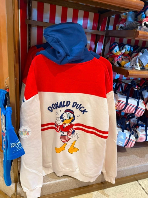 DLP - 2026 Disneyland Paris Donald Duck Summer Collection x Hoodie Pullover for Adults