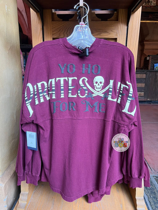 DLR/WDW - Pirates of the Caribbean - Spirit Jersey “Yo Ho Pirates Life for Me” Purple Pullover (Adult)