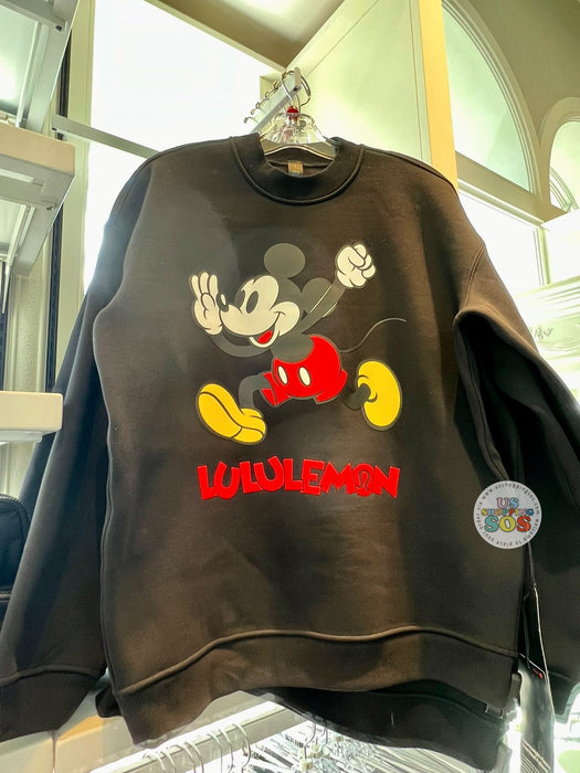 DLR/WDW Disney x Lululemon Mickey Mouse Black Fleece Oversized