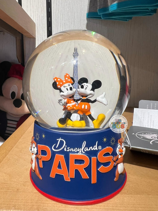 WDW - Epcot World Showcase France - Disneyland Paris Mickey & Minnie & Friends Snow Globe