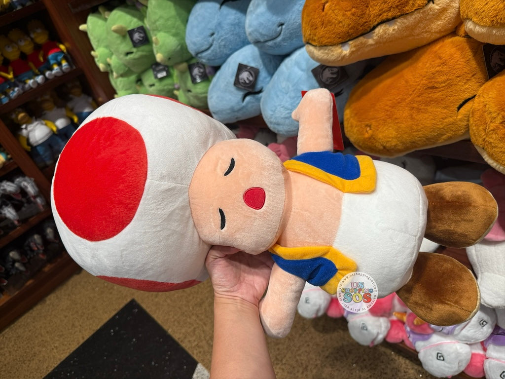 Universal Studios - Super Nintendo World - Sleeping Toad Plush Toy