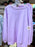 DLR/WDW - Alice in Wonderlan Cheshire Cat Face Icon Park Logo Lavender Pullover (Adult)