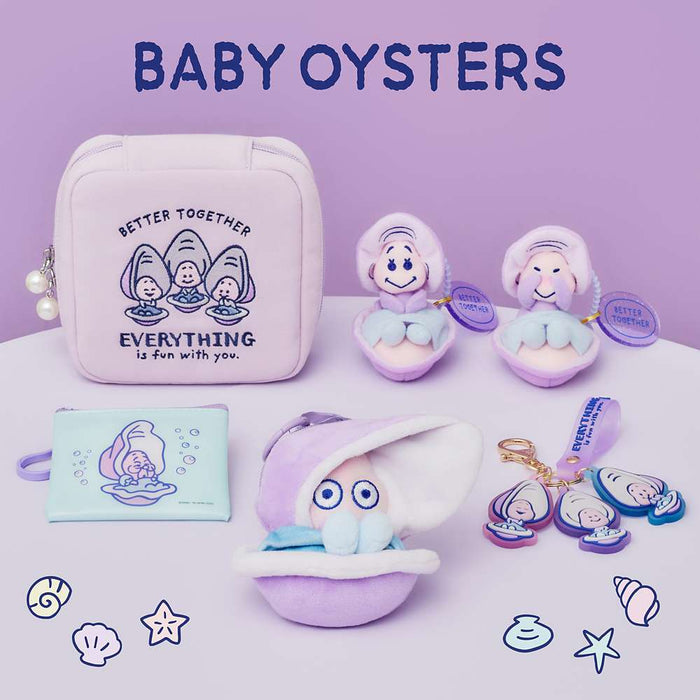 JDS - 2026 Baby Oyster Collection x Young Oyster ‘Closing Eyes’ Plush Keychain (Release Date: Jun 23, 2026)