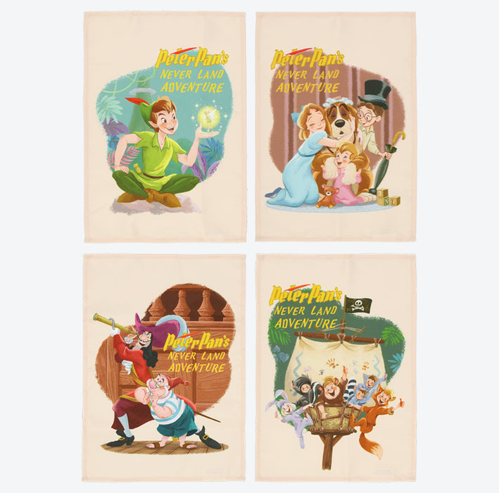 TDR - Fantasy Springs "Peter Pan Never Land Adventure" Collection x Tapestry Set of 4