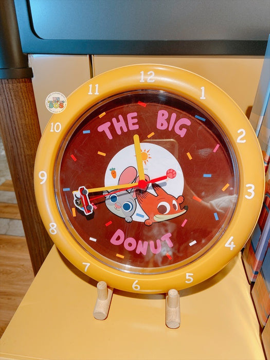 SHDL - Zootopia x Judy Hopps & Nick Wilde & Flash "The Big Donut" Wall Clock