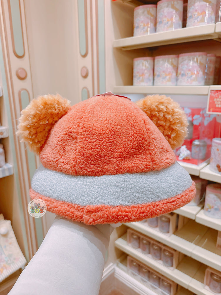 SHDL - 2026 Lunar New Year Duffy & Friends Collection x Fluffy Duffy Fleece Bucket Hat with Ears for Adults