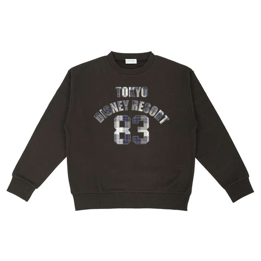 TDR - 2026 "Tokyo Disney Resort" Logo Blue and White Plaid-Patterned Sweatshirt for Adults (Release Date: Oct 22, 2026)