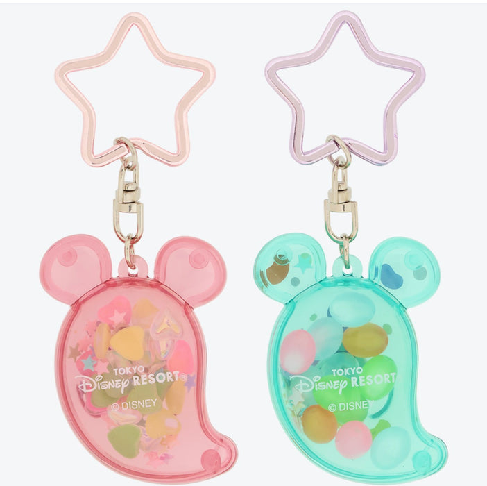 TDR - 2026 Disney Halloween x Mickey & Minnie Mouse 'Scared Ghost & Pumpkin Lantern Collection x Keychains Set of 2 (Release Date: Sept 15, 2026)