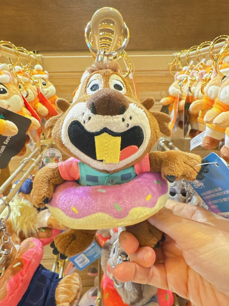 HKDL - Zootopia 2 x Nibbles Maplestick Plush Keychain