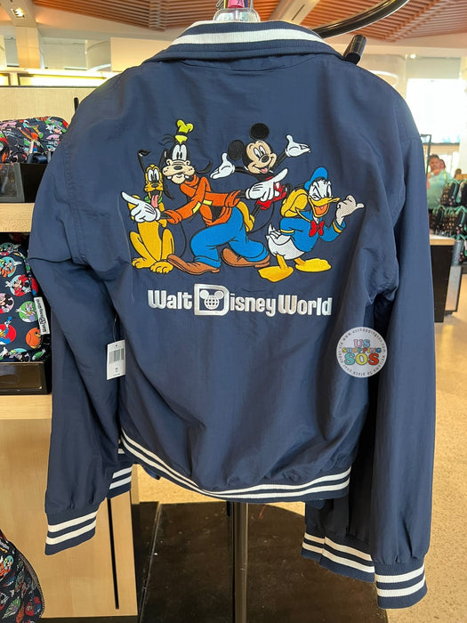 DLR/WDW - Mickey & Friends Navy Baseball Jacket (Adult)
