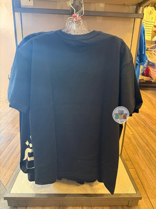 DLR/WDW - Goofy Big Face Park Logo Black Graphic Tee 2026 (Adult)