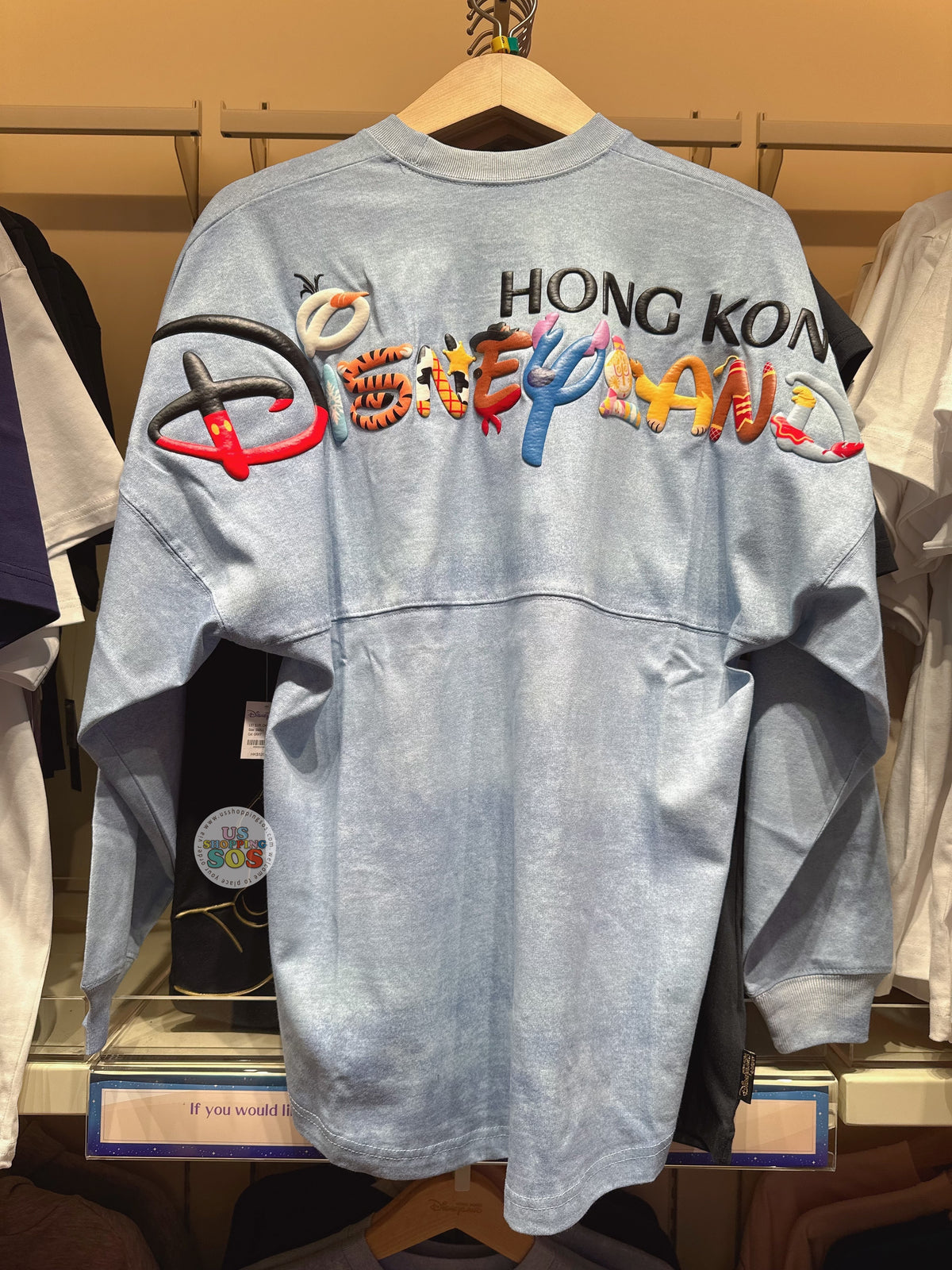 Hong Kong Disneyland スピリットジャージー　XL HKDL - Disney Characters Hong Kong Disneyland Spirit Jersey for