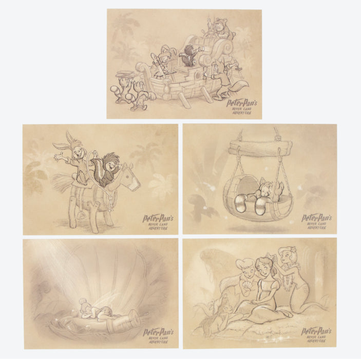 TDR - Fantasy Springs "Peter Pan Never Land Adventure" Collection x Post Cards Booklet