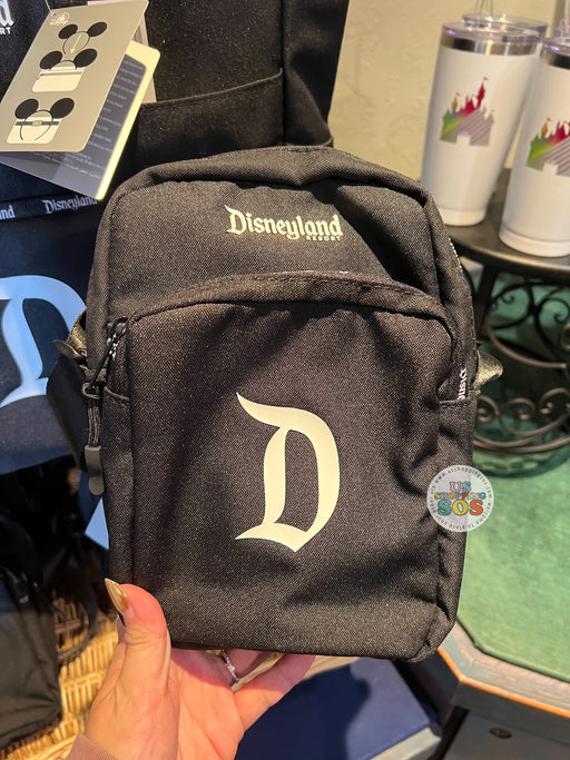 DLR - “Disneyland Resort” Headband Friendly Black Crossbody Bag