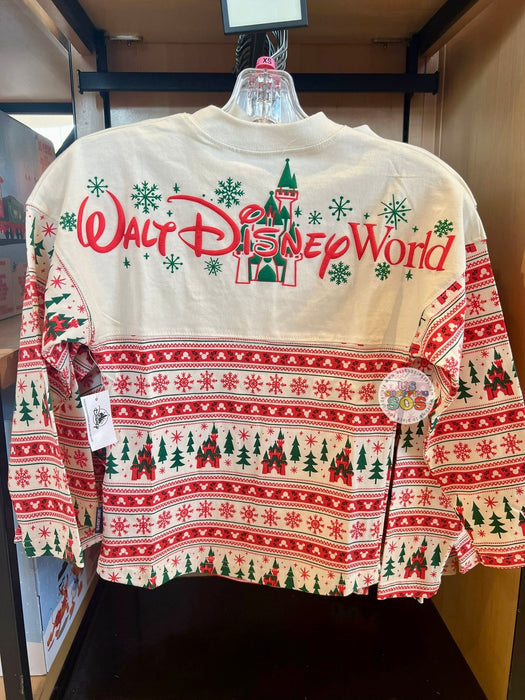 DLR/WDW - Christmas 2025 - Spirit Jersey Castle Christmas Cream Pullover (Youth)