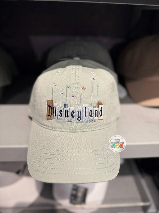 DLR - Disneyland Marquee Mint Green Baseball Cap (Adult)
