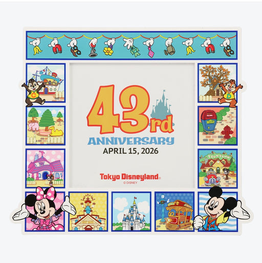 TDR - 2026 Tokyo Disneyland 43rd Anniversary Collection x Mickey Mouse & Friends Photo/Picture Frame (Release Date: Apr 15, 2026)
