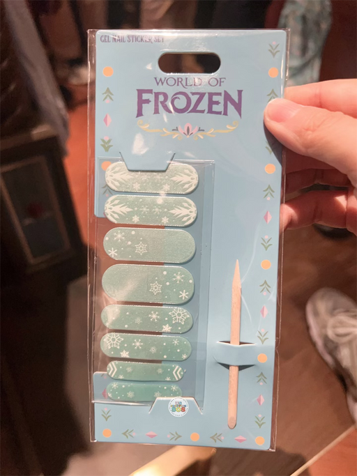 HKDL - World of Frozen Gel Nail Sticket Set (Design A)