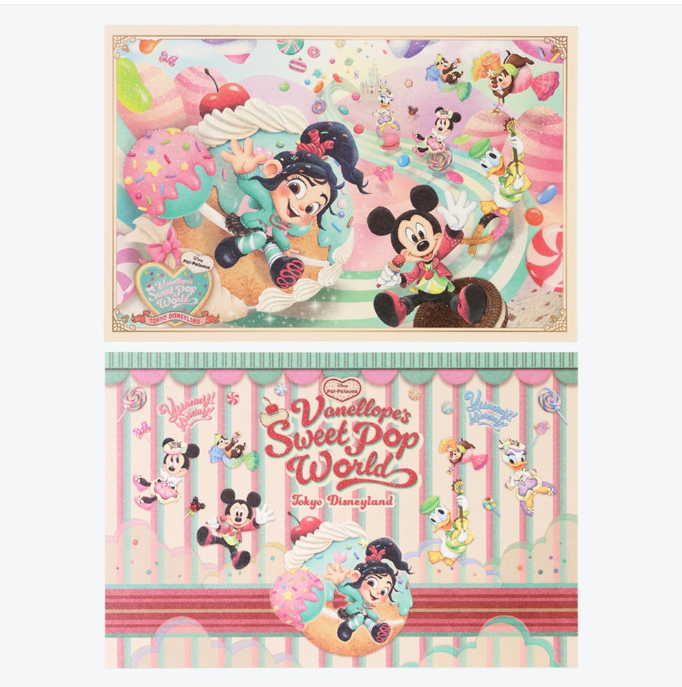 TDR - 2026 Vanellope Sweet Pop World Collection x Post Cards Set of 2 (Release Date: Apr 8, 2026)