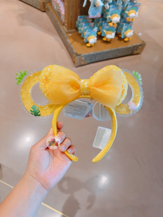 SHDL - 2025 Mickey and Friends Summer Vibes Collection x Minnie Mouse Sequin Bow Ear Headband