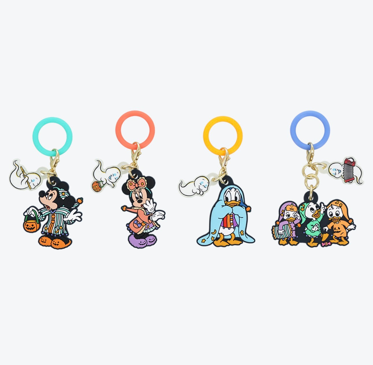 TDR - 2026 Disney Halloween Mickey & Friends Treasure Collection x "Glow in the Dark" Charms Set of 4 (Release Date: Sep 15, 2026)