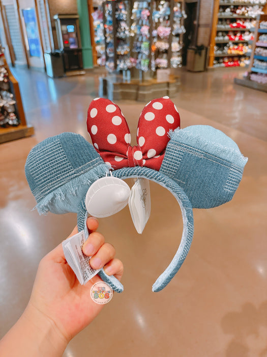 SHDL - 2026 Mickey and Friends Denim City Walk Collection x Minnie Mouse Ear Headband