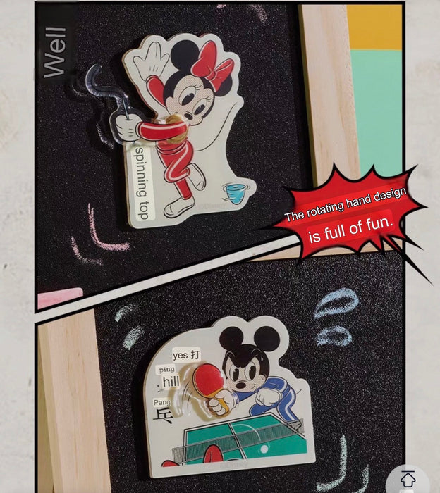 SHDS - 2026 Mickey & Friends Sport Field Collection x Mickey & Minnie Mouse Magnets Set of 2 (Release Date: Sep 30, 2026)