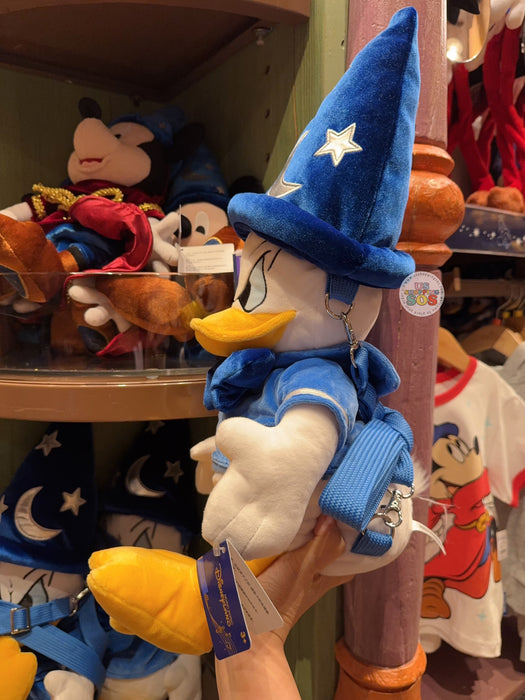 HKDL - Donald Duck Sorcerer Plush Shaped Backpack