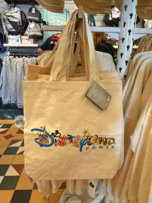 DLP - 2026 Mickey & Friends Colorful Fun Logo Tote Bag