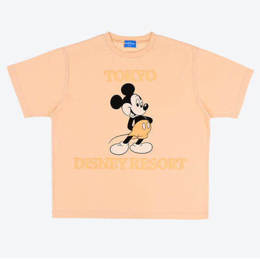 TDR - Mickey Mouse ‘TOKYO DISNEY RESORT’ T Shirt for Adults Color: Orange (Release Date: Apr 17, 2025)