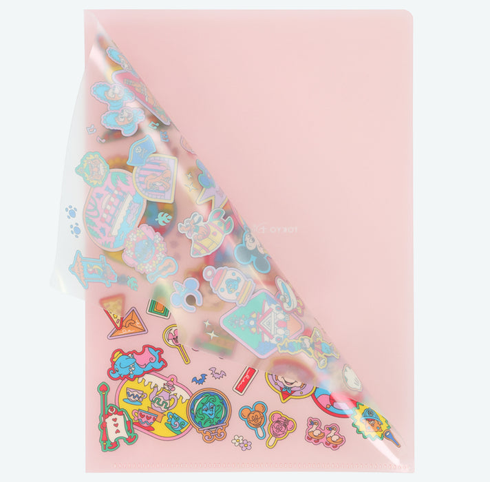 TDR - Tokyo Disney Resort "Park Map Motif" Pastel Color Collection - Clear Holder & Stickers Set (Release Date: Dec 11, 2025)