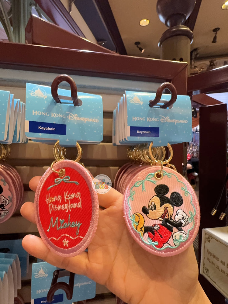 HKDL - 2026 Hong Kong Disneyland Embroidered Keychain x Mickey Mouse