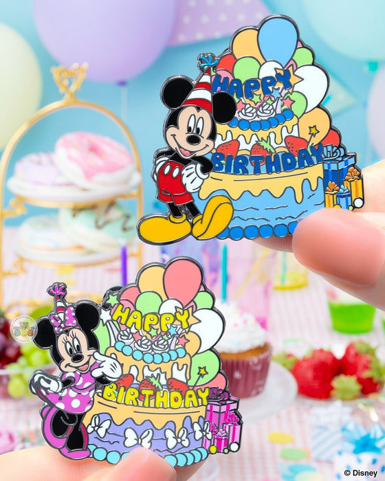 TDR - 2026 Mickey Mouse "Happy Birthday" Pin Badge (Release Date: Aug 27, 2026)