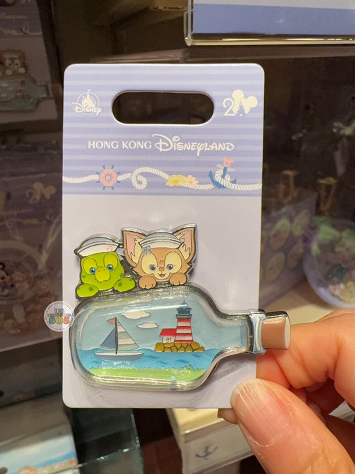 HKDL - 2026 Duffy & Friends, Mickey "Springtime Voyage" Collection x Olu Mel & Linabell "On a Bottle" 3D Pin Badge