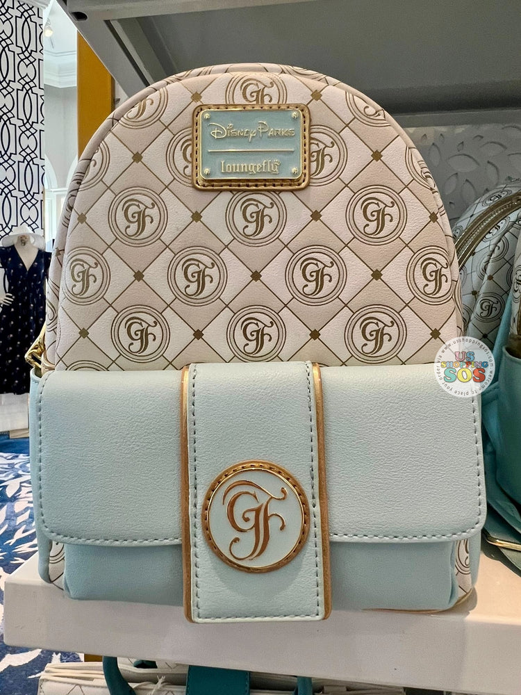 WDW - Disney’s Grand Floridian Resort & Spa - Loungefly Clear Blue Logo Backpack