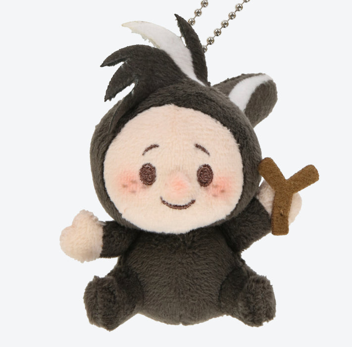 TDR - Fantasy Springs "Peter Pan Never Land Adventure" Collection x Lost Children "Skunk & Bear" Plush Keychains Set
