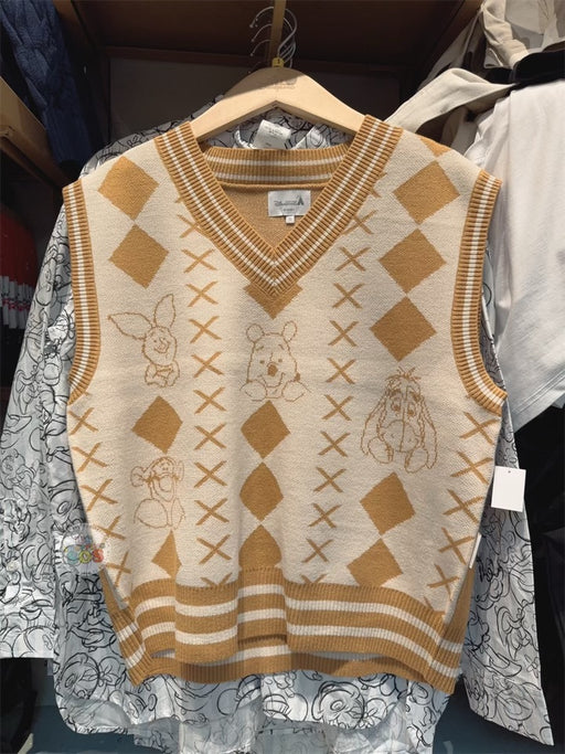 HKDL - Winnie the Pooh & Friends Sweater Vest for Adults