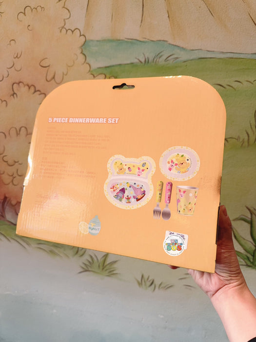 HKDL - Winnie the Pooh Lemon Honey Collection x Winnie the Pooh & Piglet 5 Pieces Dinnerware Set